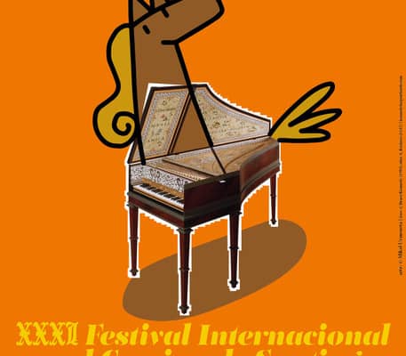 Affiche pour le XXXI Festival International sur le Camino de Santiago. Par Javier Mariscal