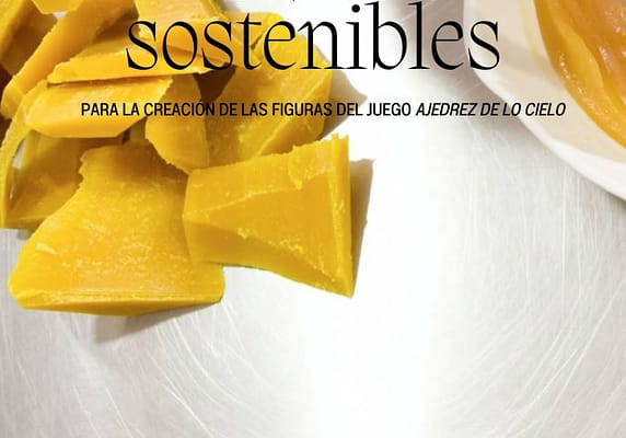 Manufacture of sustainable candles, by Natalia Escudero
